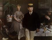 Edouard Manet Luncheon in the Studio (mk09) oil painting picture wholesale